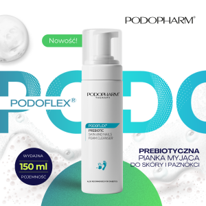 PODOFLEX® Prebiotyczna pianka myjąca do skóry i paznokci