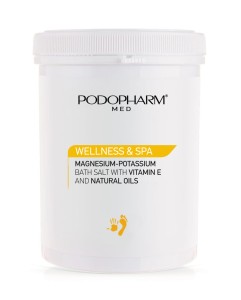 WELLNES & SPA Magnezowo-potasowa sól kąpielowa z witaminą E i naturalnymi olejkami 1400g